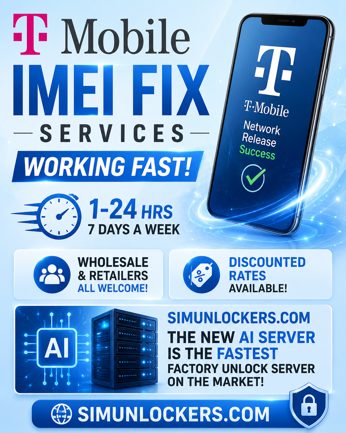 T-Mobile Imei Fix Service